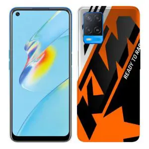 Coque KTM Racing Orange and Black Compatible Oppo A54 5G, A74 5G