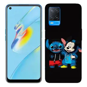 Coque silicone pour téléphone Oppo A54, A74 Stitch x The Mouse Disney
