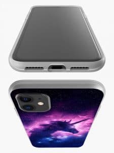 Coque Silicone Licorne Fantastique pour téléphone iPhone 12