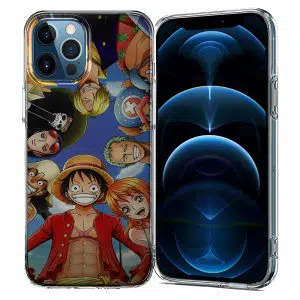 Coque Silicone One Piece Pirate Team pour iPhone 12