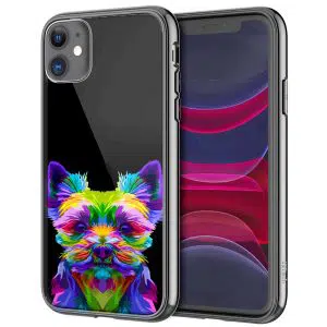 Coque York Terrier Toy Color : Apple iPhone, Samsung Galaxy, Huawei, Oppo, Xiaomi