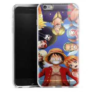 Coque Silicone One Piece Pirate Team pour iPhone 6 Plus
