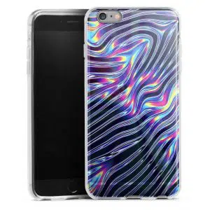 Coque Silicone Multi Color Zebre pour iPhone 6 Plus