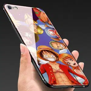 Coque Verre trempé One Piece Pirate Team pour iPhone 6
