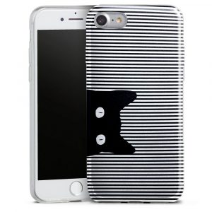 Coque silicone Black Cat pour iPhone 8