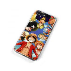 Coque Silicone One Piece Pirate Team pour iPhone 8