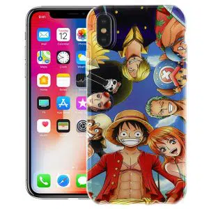 Coque Silicone One Piece Pirate Team pour iPhone X