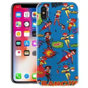 Coque silicone Marvel pour iPhone X