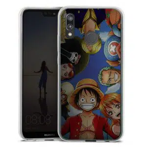 Coque Silicone One Piece Pirate Team pour Huawei P20 Lite