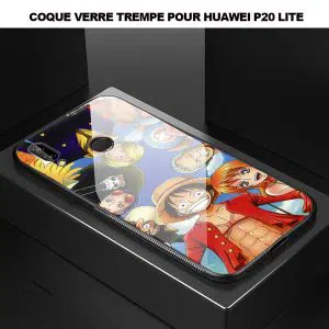 Coque Plexiglass One Piece Pirate Team pour Huawei P20 Lite