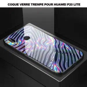 Coque Plexiglass Multi Color Zebre pour P20 Lite