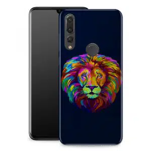 Coque Lion Color pour téléphone P30 Lite en Silicone