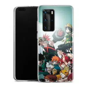 COQUE-HUAWEI-P40-PRO-SILICONE-My-Her-Academia-fight-adn