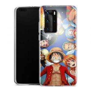 Coque Silicone One Piece Pirate Team pour Huawei P40 Pro
