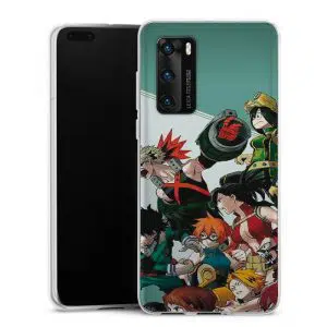 COQUE-HUAWEI-P40-SILICONE-My-Her-Academia-fight-adn