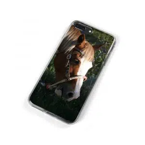 Coque iPhone 8 Cheval Paint en Tpu silicone