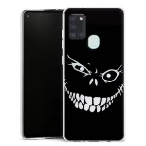 Coque pour téléphone Samsung Galaxy A21S personnalisée motif crazy monster grin