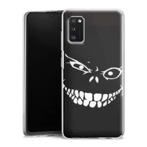 Coque tel portable Samsung Galaxy A41 en silicone personnalisée crazy monster grin