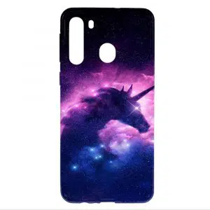 Coque Silicone Licorne Fantastique pour téléphone Samsung Galaxy A21