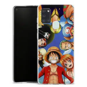 Coque Silicone One Piece Pirate Team pour Samsung Galaxy A21s