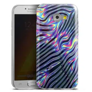 Coque Silicone Multi Color Zebre pour Samsung Galaxy A3 2017