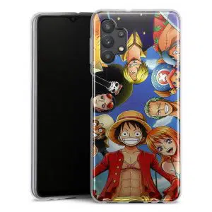 Coque Silicone One Piece Pirate Team pour Samsung Galaxy A32 5G