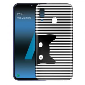 Coque silicone Black Cat pour Samsung Galaxy A40