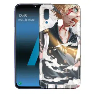 Coque animé Tokyo Revengers Takemichi pour téléphone Samsung Galaxy A40 en Silicone