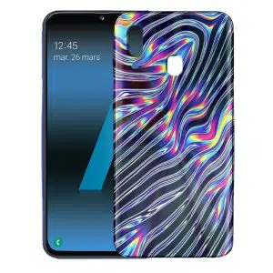 Coque Silicone Multi Color Zebre pour Samsung Galaxy A40