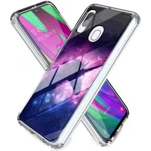 Coque Verre Trempé Licorne Fantastique pour téléphone Samsung Galaxy A40