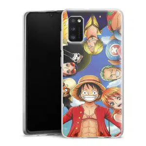 Coque Silicone One Piece Pirate Team pour Samsung Galaxy A41