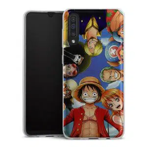 Coque Silicone One Piece Pirate Team pour Samsung Galaxy A50