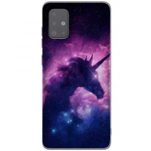 Coque Silicone Licorne Fantastique pour téléphone Samsung Galaxy A51