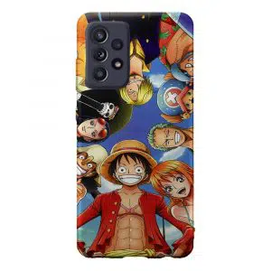 Coque Silicone One Piece Pirate Team pour Samsung Galaxy A52 5G
