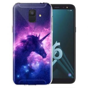 Coque Silicone Licorne Fantastique pour téléphone Samsung Galaxy A6 2018