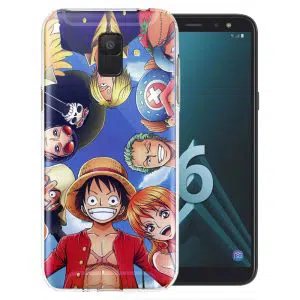 Coque Silicone One Piece Pirate Team pour Samsung Galaxy A6 2018