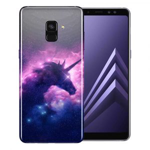 Coque Silicone Licorne Fantastique pour téléphone Samsung Galaxy A8 2018