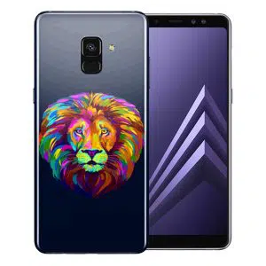 Coque Lion Color pour téléphone Samsung Galaxy A8 2018