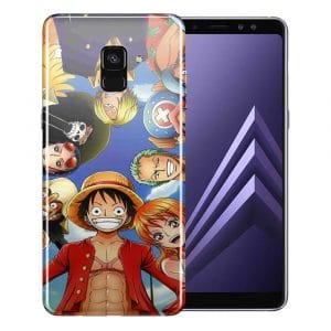 Coque Silicone One Piece Pirate Team pour Samsung Galaxy A8 2018