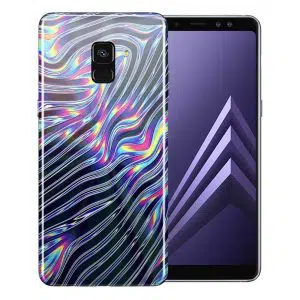 Coque Silicone Multi Color Zebre pour Samsung Galaxy A8 2018
