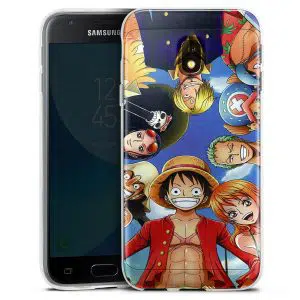 Coque Silicone One Piece Pirate Team pour Samsung Galaxy J3 2017