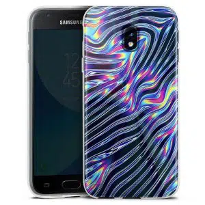 Coque Silicone Multi Color Zebre pour Samsung Galaxy J3 2017