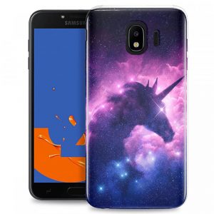 Coque Silicone Licorne Fantastique pour téléphone Samsung Galaxy J4 2018
