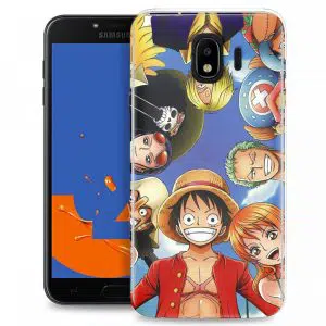 Coque Silicone One Piece Pirate Team pour Samsung Galaxy J4 2018