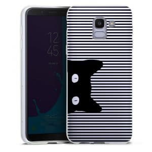 Coque silicone Black Cat pour Samsung Galaxy J6 2018