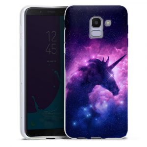 Coque Silicone Licorne Fantastique pour téléphone Samsung Galaxy J6 2018