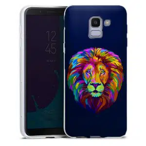 Coque Lion Color pour téléphone Samsung Galaxy J6 2018