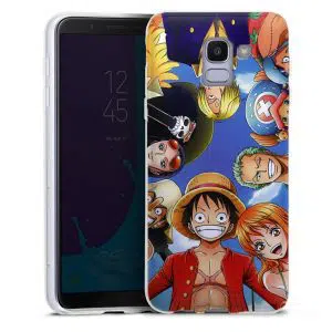 Coque Silicone One Piece Pirate Team pour Samsung Galaxy J6 2018