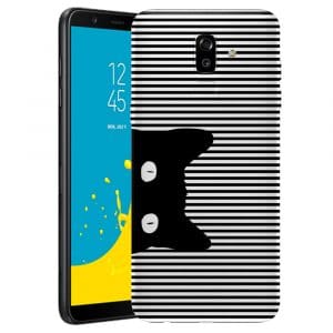 Coque silicone Black Cat pour Samsung Galaxy J8 2018