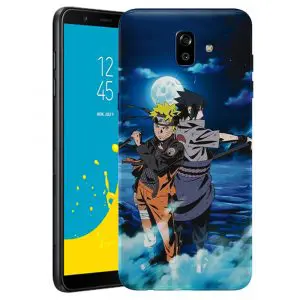 Coque Naruto Sasuke Night Light Moon Stars pour Samsung Galaxy J8 2018